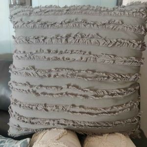 BoHo Style Euro Shams Gray 26x26
